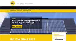 Desktop Screenshot of hetzoneffect.nl